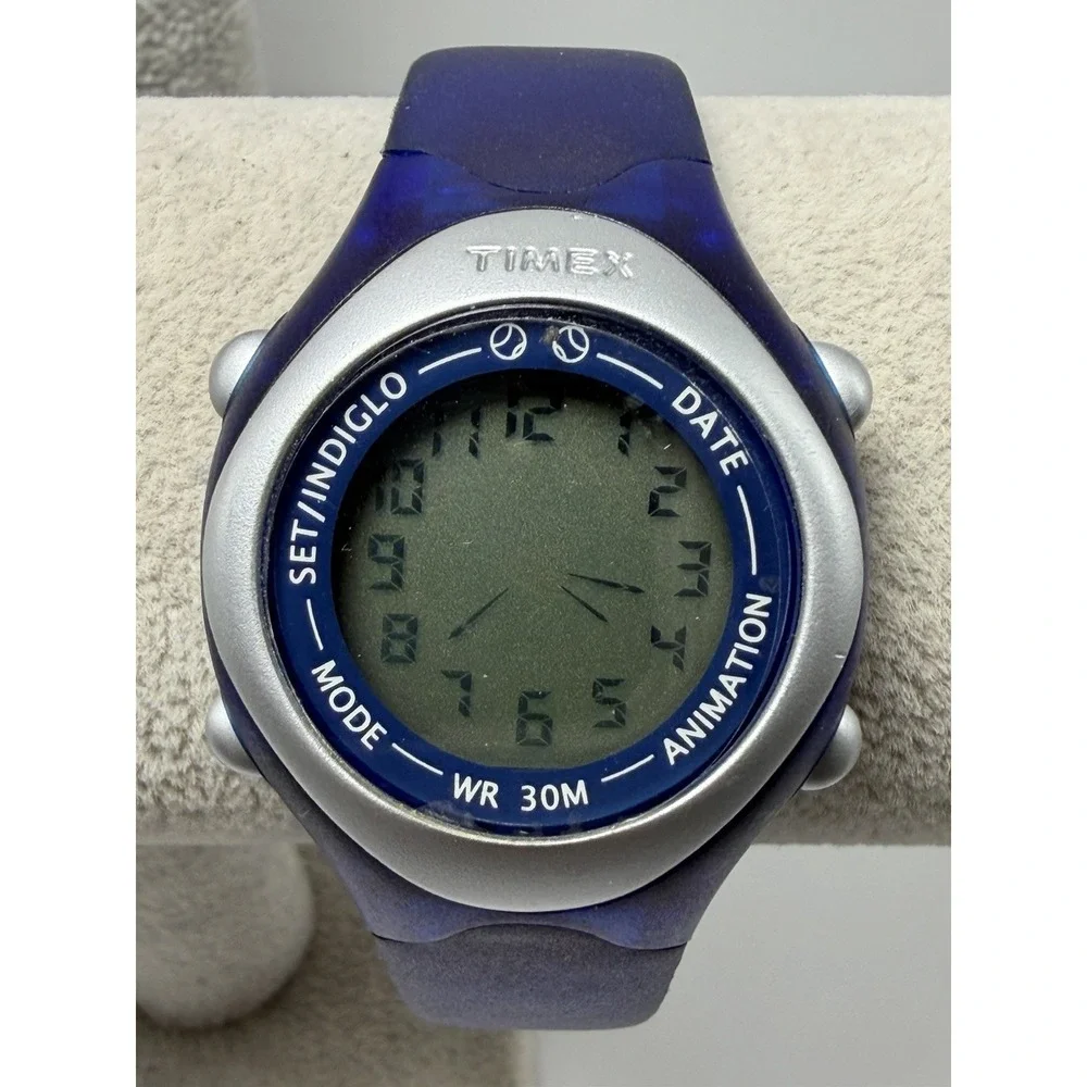 Timex T79171 2005 New Battery Ladies Digital Watch 34MM 7